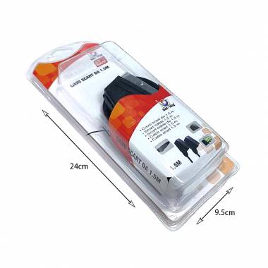 RUN&TENG καλώδιο scart 1.5M Art.NO:02585 - Cable Scart male - Scart male