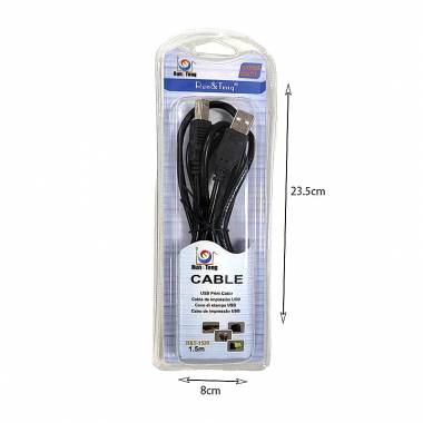 Run&Teng Καλώδιο εκτυπωτή 1.5Μ - USB Print Cable R&T-1520