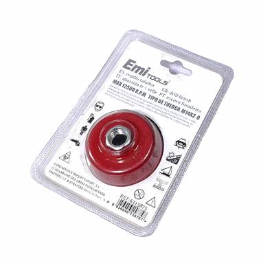 Emi Tools Συρματόβουρτσα καμπάνα στριφτή 75mm 3.0" - Drill Brush