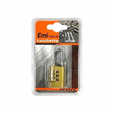 Emi Tools Λουκέτο με Συνδυασμό 20mm - Coded Lock