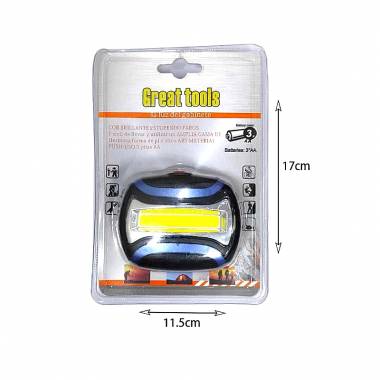 Great Tools Φακός κεφαλής COB - Headlights COB Headlamp