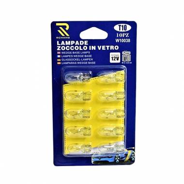 RCHANG Λάμπες Αυτοκινήτου T10 LED 12V 10τμχ W10038 - Wedge Base Lamps Car LED light