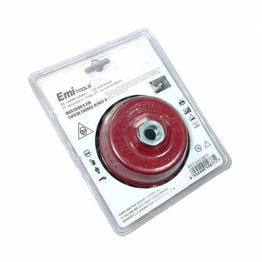 Emi Tools Συρματόβουρτσα καμπάνα στριφτή 125mm 5.0" - Drill Brush