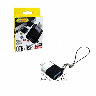 Andowl Q-OTG65 Μετατροπέας Lightning σε USB - OTG USB Adaptor