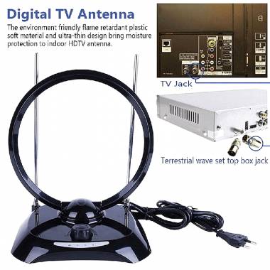 Φορητή ψηφιακή κεραία τηλεόρασης - Digital HDTV Antenna TV Receiver DVB-T-FD-O