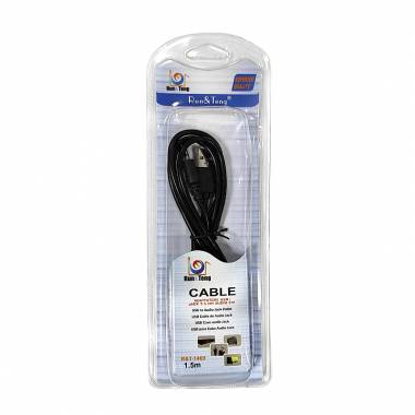 RUN&TENG Καλώδιο Ήχου 3.5mm σε USB 1.5m R&T-1469 - USB to audio jack cable