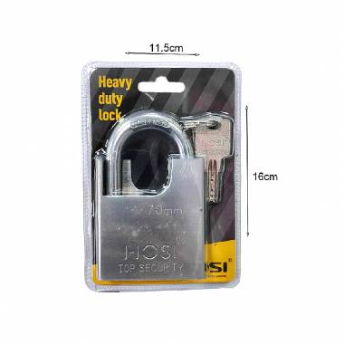 Hosi Ατσάλινο Λουκέτο Ασφαλείας 70mm - Padlock