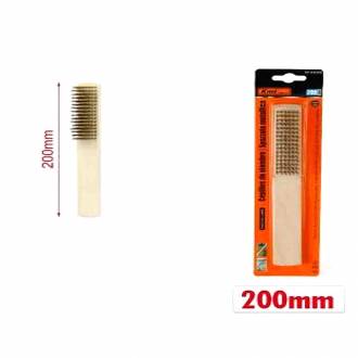 KMT Συρμάτινη βούρτσα με λαβή 200mm RIF:9363506 - Wire Brush