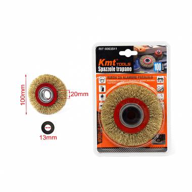 KMT Tools Συρματόβουρτσα για Δράπανο 100mm  - Drill Brush