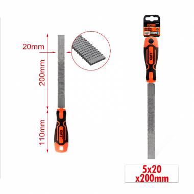 KMT Ράσπα Πλακέ ΑΣΠΑ ΠΛΑΚΕ 5x20x200mm - Rasp