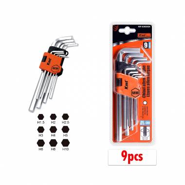 KMT Σετ με 9 Κλειδιά Άλλεν - Εργαλεία Allen - Durable Wrench 9pc Hex Key Set