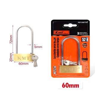 KMT Λουκέτο Ασφαλείας Με Κλειδάκι 52mm- Padlock