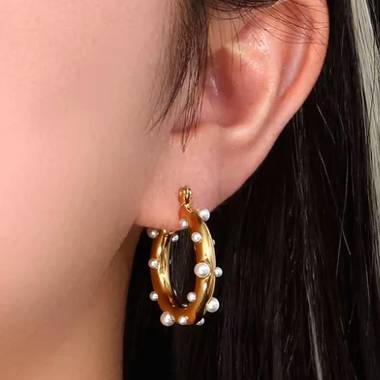 Γυναικεία Ατσάλινα Σκουλαρίκια Κρίκοι – Women’s Steel Earrings