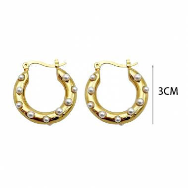 Γυναικεία Ατσάλινα Σκουλαρίκια Κρίκοι – Women’s Steel Earrings