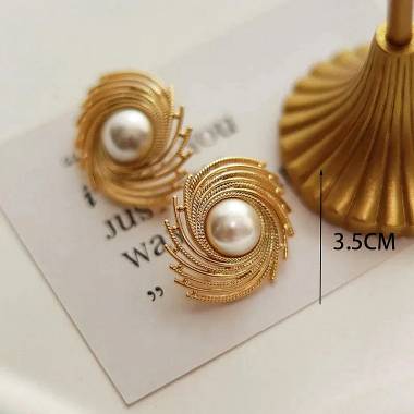 Γυναικεία Ατσάλινα Σκουλαρίκια Καρφωτά – Women’s Steel Earrings