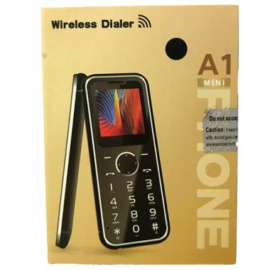 Μίνι Κινητό Τηλέφωνο με 2 Κάρτες SIM WIRELESS DIALER A1