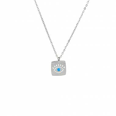 Γυναικείο Ατσάλινο Κολιέ Με Ματάκι – Women’s Steel Necklace