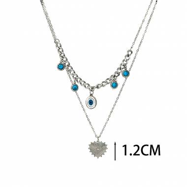 Γυναικείο Ατσάλινο Κολιέ Με Ματάκι – Women’s Steel Necklace