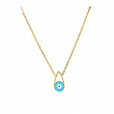 Γυναικείο Ατσάλινο Κολιέ Με Ματάκι – Women’s Steel Necklace