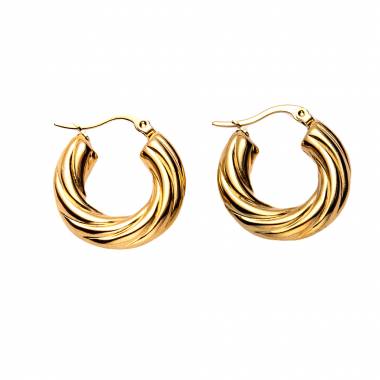 Γυναικεία Ατσάλινα Σκουλαρίκια Κρίκοι – Women’s Steel Earrings