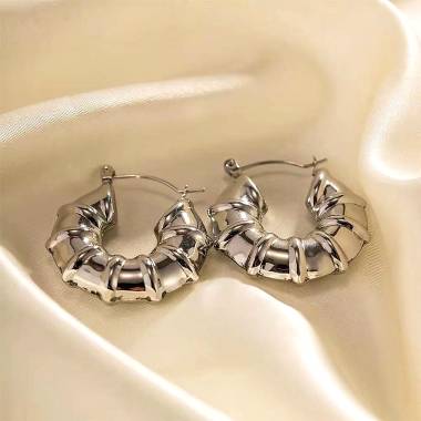 Γυναικεία Ατσάλινα Σκουλαρίκια Κρίκοι – Women’s Steel Earrings