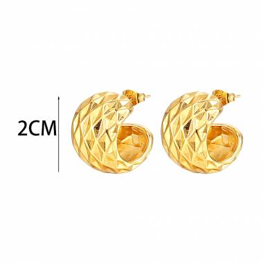 Γυναικεία Ατσάλινα Σκουλαρίκια Καρφωτά – Women’s Steel Earrings