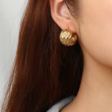 Γυναικεία Ατσάλινα Σκουλαρίκια Καρφωτά – Women’s Steel Earrings