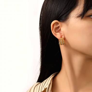 Γυναικεία Ατσάλινα Σκουλαρίκια Κρίκοι – Women’s Steel Earrings
