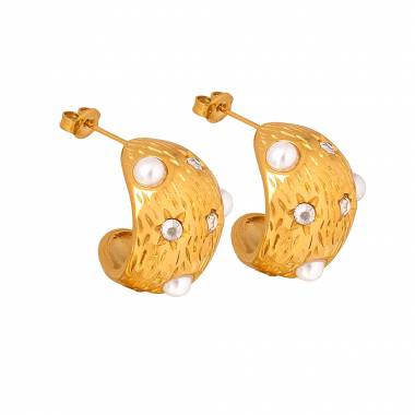 Γυναικεία Ατσάλινα Σκουλαρίκια Καρφωτά – Women’s Steel Earrings