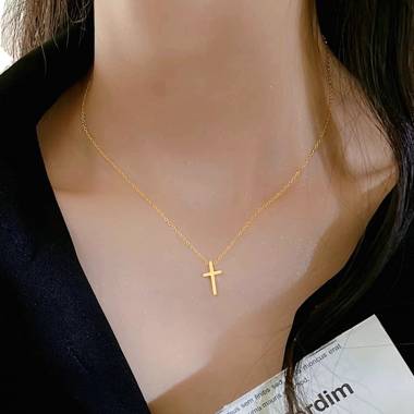 Γυναικείο Ατσάλινο Κολιέ Με Σταυρούς – Women’s Steel Necklace