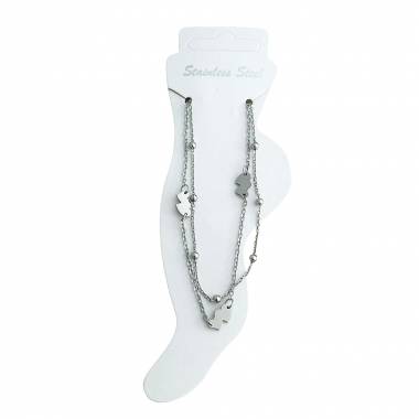 ΑΛΥΣΙΔΑ ΠΟΔΙΟΥ ΑΤΣΑΛΙΝΗ-STEEL FOOT CHAIN