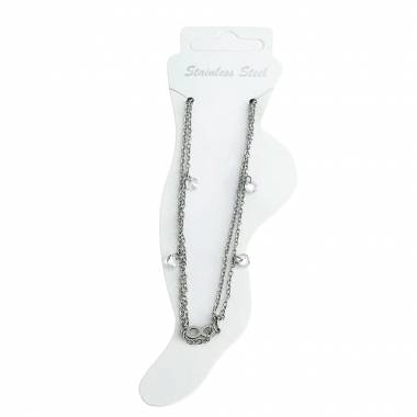 ΑΛΥΣΙΔΑ ΠΟΔΙΟΥ ΑΤΣΑΛΙΝΗ-STEEL FOOT CHAIN