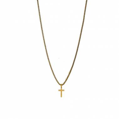 Ανδρικό Ατσάλινο Κολιέ Σταυρός – Men’s Steel Necklace