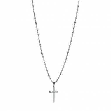 Ανδρικό Ατσάλινο Κολιέ Σταυρός – Men’s Steel Necklace