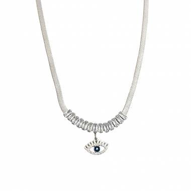 Γυναικείο Ατσάλινο Κολιέ Τσόκερ – Women’s Steel Necklace Chocker