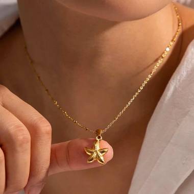 Γυναικείο Ατσάλινο Κολιέ Αστερίας – Women’s Steel Necklace