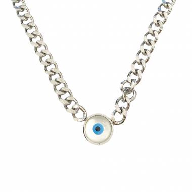 Γυναικείο Ατσάλινο Κολιέ Με Πέρλες – Women’s Steel Necklace