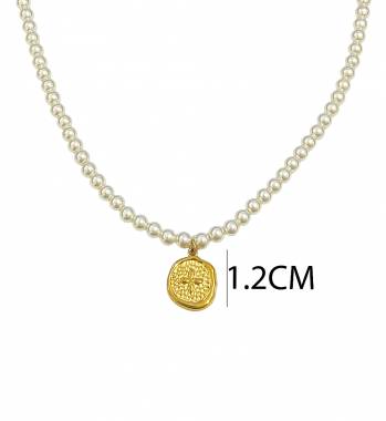 Γυναικείο Ατσάλινο Κολιέ Με Πέρλες – Women’s Steel Necklace