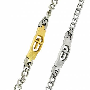 Ανδρικό Ατσάλινο Βραχιόλι 22εκ. - Men's Steel Bracelet