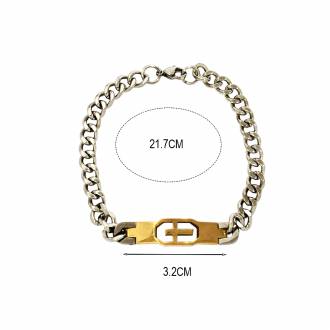 Ανδρικό Ατσάλινο Βραχιόλι 22εκ. - Men's Steel Bracelet