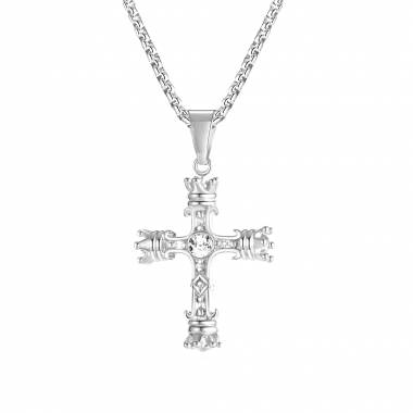 Γυναικείο Ατσάλινο Κολιέ Με Σταυρό – Women’s Steel Necklace (Αντιγραφή)