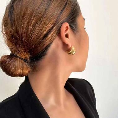 Γυναικεία Ατσάλινα Σκουλαρίκια Καρφωτά - Women's Steel Earrings
