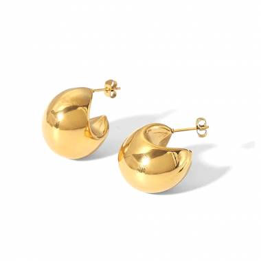 Γυναικεία Ατσάλινα Σκουλαρίκια Καρφωτά - Women's Steel Earrings