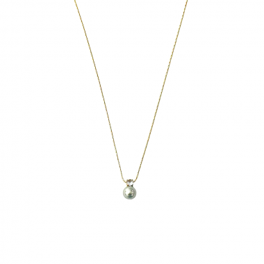 Γυναικείο Ατσάλινο Κολιέ Με Πέρλα – Women’s Steel Necklace