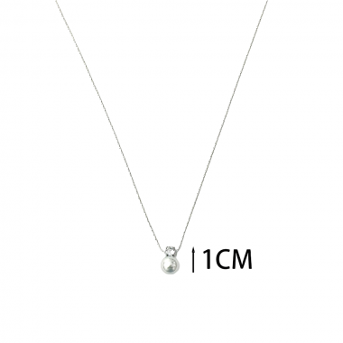 Γυναικείο Ατσάλινο Κολιέ Με Πέρλα – Women’s Steel Necklace