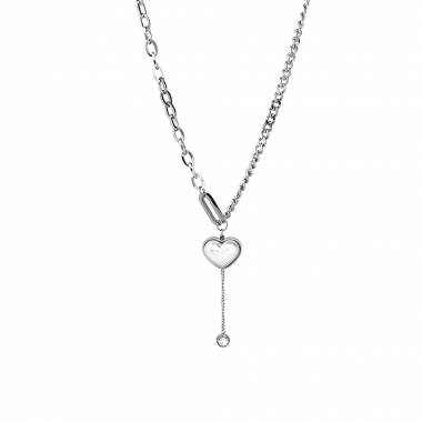 Γυναικείο Ατσάλινο Κολιέ Με Καρδιά – Women’s Steel Necklace