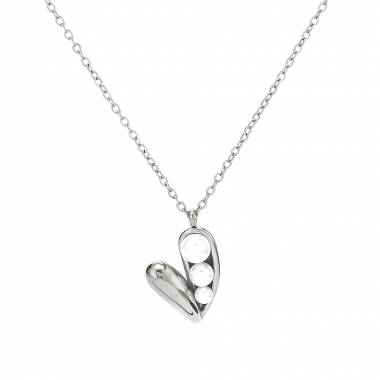 Γυναικείο Ατσάλινο Κολιέ Με Καρδιά – Women’s Steel Necklace