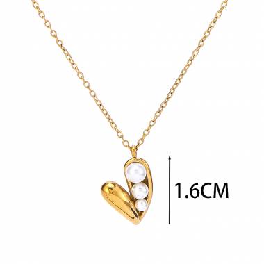 Γυναικείο Ατσάλινο Κολιέ Με Καρδιά – Women’s Steel Necklace