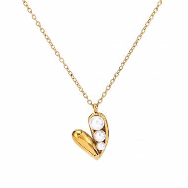 Γυναικείο Ατσάλινο Κολιέ Με Καρδιά – Women’s Steel Necklace