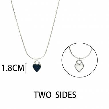Γυναικείο Ατσάλινο Κολιέ Με Καρδιά – Women’s Steel Necklace
